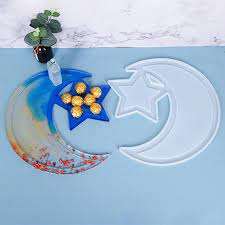 Bandeja de resina para accesorios de lujo para el hogar, bandeja de resina con diseño de efecto mármol, bandeja de resina transparente - Product Image 5