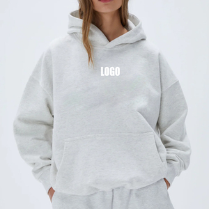 Meilleur échauffement femmes vente chaude femmes sweats à capuche surdimensionnés Streetwear Hip Hop Style polaire tissu 100% coton hiver pull Style - Product Image 1