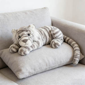 Peluche Tigre des Neiges Sacha 46 cm en Gros, Nouvelle Peluche Chiot Jelly Catt, Animaux en Peluche Très Demandés pour Cadeaux d'Anniversaire pour Enfants et Anniversaires - Product Image 3