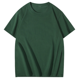 Camiseta de Manga Corta para Hombre, Cuello Redondo, Corte Holgado, Algodón de 240g, Bordado con Logotipo Personalizado OEM, Precio de Fábrica China Bangladesh - Product Image 4