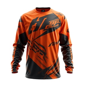 Camiseta Cómoda para Motocross, Jersey de Motocross para Hombre, Ajuste Personalizado, Ropa Deportiva Resistente, Ropa para Carreras de Motos y Automóviles - Product Image 3