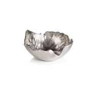 Décoration de table en métal aluminium argenté durable faite à la main bol de service de nourriture personnalisé pour manger à la maison 50pcs pour les dates sèches