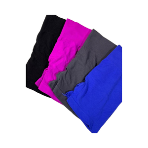 Pantalones cortos transpirables de secado rápido para gimnasio y Fitness para mujer, pantalones cortos de Yoga sin costuras de cintura baja elástica alta para mujer - Product Image 1