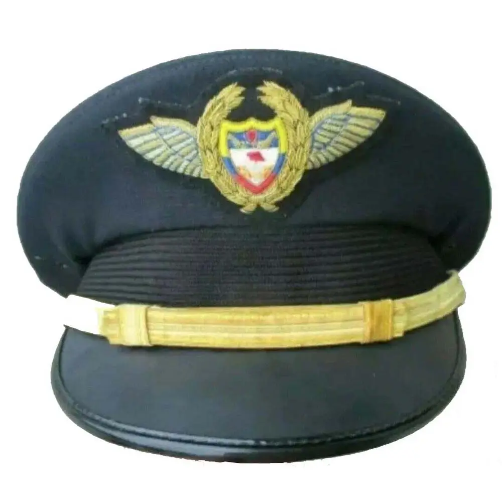 หมวกทหารแบน,หมวกทรงตัวเครื่องแบบว่างเปล่าหมวกแก๊ปพักผ่อนด้านบนแบนโลโก้ที่กำหนดเองทหารแบน