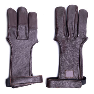 2025 derniers gants de tir à l'arc pour hommes de conception unique en cuir Browne pour les sports de plein air conçus au Pakistan - Product Image 2
