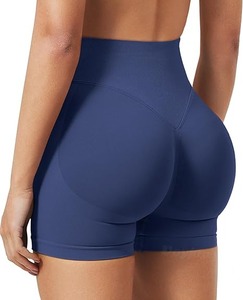Shorts de compression de gymnastique taille haute pour femmes nouvelles dames Fitness Yoga vêtements de course Skinny Fit vêtements de sport d'entraînement pour les femmes - Product Image 4