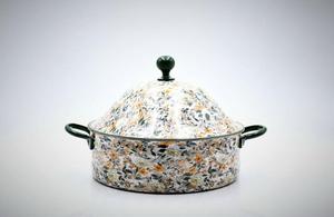 Réchaud à nourriture en métal de luxe avec motif floral, excellente qualité, design de table, autocollant Meena, pour le Moyen-Orient - Product Image 2