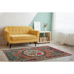 Alfombra con Estampado de Rosas: Diseño Floral Elegante para Decoración del Hogar, Alfombra Delgada No Tejida - Product Image 3