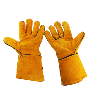 Guantes de soldadura Venta caliente de cuero de alta calidad TIG / MIG Guantes de soldadura Pakistán - Product Image 6