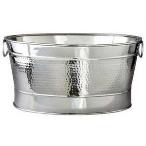 Cubo de hielo de metal galvanizado Tinas de bebidas de forma cuadrada para cerveza para uso en fiestas - Product Image 3