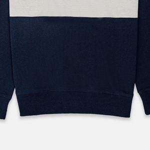 Otoño Invierno Casual estampado hombres azul marino sudaderas 100% algodón de alta calidad sudaderas transpirables para hombres - Product Image 5
