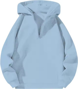 Sudadera con Capucha de Algodón de Mezcla Teñida Lisa, Transpirable, de Invierno, de Alta Calidad al por Mayor, con Logotipo Personalizado Estampado para Hombre y Mujer, 350 g - Product Image 1
