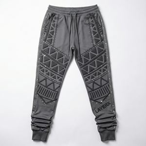 Pantalones Deportivos de Algodón Grueso para Mujer, Estilo Y2K, Estampado 3D, Serigrafía, Joggers de Felpa, Ropa Urbana de Invierno, OEM - Product Image 1