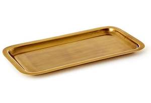 Elegant decorative <b>stainless</b> <b>steel</b> ramadan tray for ramadan dining <b>table</b> setup with festive luxury design - Product Image 3