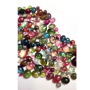 159 piezas de turmalina múltiple Natural 4x3 6x4 7x5mm cabujón ovalado 111 Cts lote Iroc ventas cabina turmulina de alta calidad US $45 para todos - Product Image 4