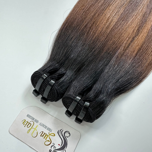 Sun Hair Company Ombre Piano Color Sutil Resalte Trama Paquetes de cabello Doble dibujado Cabello virgen Extensiones humanas vietnamitas Tejido - Product Image 6