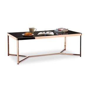 Meubles style salon rond moderne pieds en métal argenté Table d'appoint en métal moderne - Product Image 1