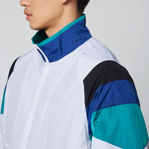 Ensemble de survêtements de jogging en nylon de qualité supérieure, coupe-vent, noir, avec logo personnalisé brodé, sweat-shirts - Product Image 5