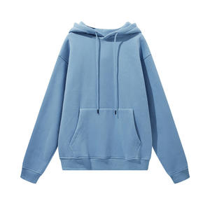 Sweats à capuche personnalisés, décontractés, avec logo imprimé, poids lourd, avec broderie unisexe, sweats à capuche personnalisés en coton et polyester. - Product Image 4