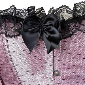 Corset en cuir de haute qualité de taille personnalisée pour femmes Corset de couleur unie respirant pour vêtements de club - Product Image 4