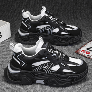 Zapatillas Deportivas Negras OEM Personalizadas al por Mayor, Estilo Moderno, Transpirables, para Hombre, Estilo Casual, para el Campus - Product Image 1