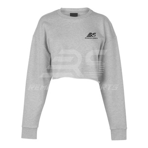 เสื้อครอปผู้หญิงระบายอากาศคุณภาพสูงแบบกําหนดเอง | เสื้อครอปแขนสั้นเรียบง่ายราคาถูกสําหรับผู้หญิง - Product Image 1