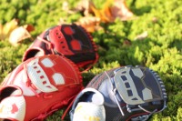 Venta al por mayor -- Guantes de béisbol de cuero y guantes de bateo con logotipo personalizado