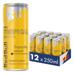 Venta al por Mayor de Red Bull Tropical Edition, 12 Latas de 250 ml Cada Una, Ideal para Bares, Clubes y Locales de Hostelería, Mercados de Exportación Globales - Product Image 3