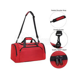 Sac de voyage à la mode avec sangles rembourrées et poches intérieures organisées sac de sport avec manchon de chariot - Product Image 6