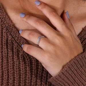 Anillo de aniversario de boda de diamante cultivado en laboratorio redondo de marquesa elegante, regalo de cumpleaños perfecto personalizable para mujer - Product Image 6