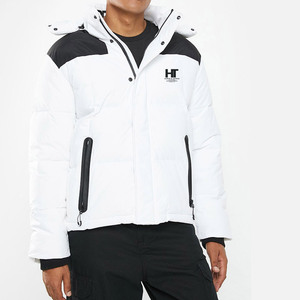 Chaqueta acolchada de mejor Material, chaqueta de invierno ecológica ligera transpirable frontal, Nailon/poliéster personalizable de alta calidad - Product Image 1