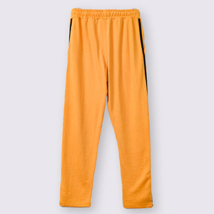 Wholesale Custom Logo Men's Polyester Jogger <b>Trousers</b> <b>Elastic</b> <b>Waist</b> Straight Anti-Wrinkle Fleece High Street Style Long Track - Product Image 2