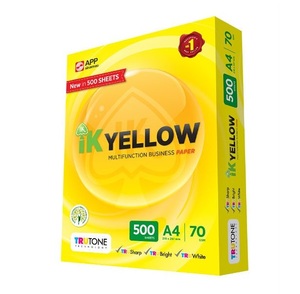 Papel de copia A4 A3 100% Premium IK amarillo blanco 70 75 80 GSM de Tailandia - Product Image 3