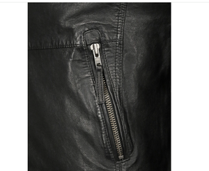 Chaqueta de cuero de diseño personalizado para hombre de alta calidad para invierno - Product Image 4