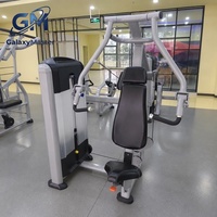 Máquina Comercial de Entrenamiento de Pecho con Sistema de Pesas de 100 kg, Equipo de Entrenamiento de Fuerza para Gimnasio y Fitness