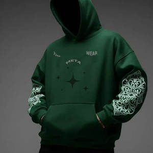 Sudadera con Capucha Personalizada de Fábrica con Bordado y Estampado, Lavado Ácido, Cierre Completo, para Hombre, Tejido Grueso 100% Algodón, Felpa Francesa, Invierno - Product Image 6