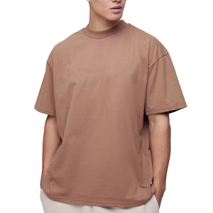 เสื้อยืดผ้าฝ้าย100% สำหรับผู้ชายขนาดใหญ่พิมพ์ลาย DTG เสื้อยืดวินเทจทรงหลวมพอดีตัวหลวมสะพายไหล่ทรงหลวมสำหรับผู้ชาย - Product Image 6