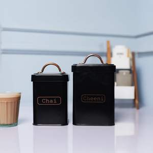 Juego de Recipientes de Cocina al por Mayor, Fabricante de Recipientes Metálicos, Recipientes de Almacenamiento de Cocina OEM, Recipientes de Cocina con Logotipo Personalizado - Product Image 1