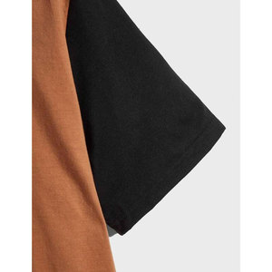 Vente en gros T-shirt 100% coton pour hommes Logo personnalisé de haute qualité Tissu tricoté respirant Style décontracté uni - Product Image 4