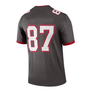 Camiseta de fútbol americano de alta calidad OEM, uniforme de manga corta con estampado de bajo precio y ligero superventas - Product Image 2