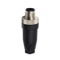 Connecteur industriel mâle-femelle SiRON H640-2-1 série à tête droite IP67 4 cœurs 60V, connecteur de câble