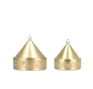 Vaisselle de table Pots chauds fantaisie Thème arabe Conception de luxe en acier inoxydable Réchauffeur de nourriture Isolé Tendance Pots chauds de service/stockage - Product Image 2