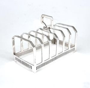 Estante para Tostadas Multifuncional de 5 Niveles en Acero Inoxidable Plateado, con Forma Personalizada, para Almacenamiento de Vajilla - Product Image 2