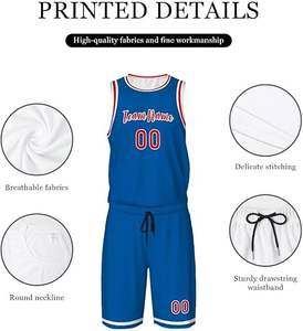 Maillots de basket-ball légers conçus sur mesure uniforme de couleur unie de haute qualité pour adultes Style unique et numéro de modèle-Nouveau - Product Image 6