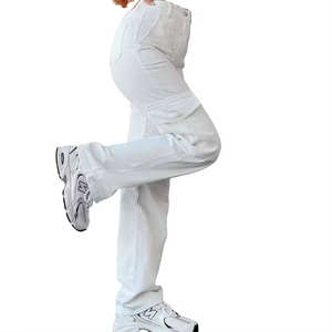 Custom OEM Manufacturer Breathable <b>Women</b> Denim Jeans <b>Cargo</b> <b>Pants</b> <b>Baggy</b> Multi Pockets Denim Jeans for <b>Women</b> 2026 - Product Image 5