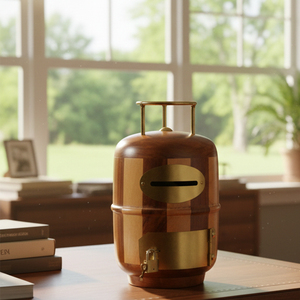 Alcancía de Madera Hecha a Mano con Acabado de Madera Natural Ligera para Regalos Infantiles y Uso Decorativo - Product Image 2