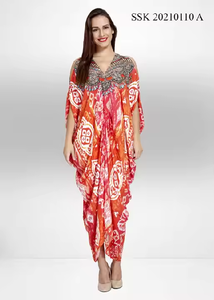 Robes longues décontractées pour femmes de style vintage floral élégantes et confortables pour les sorties quotidiennes Plans de voyage Looks quotidiens sans effort - Product Image 3