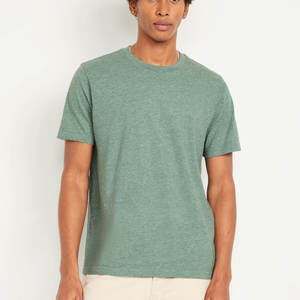 T-shirt à manches courtes pour homme en coton pur, léger, respirant, imprimé, coupe classique, prix d'usine estival - Product Image 4