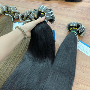 Produit de luxe Ruban dans les extensions de cheveux humains Cheveux bruts vietnamiens Ruban invisible dans les faisceaux de cheveux humains - Product Image 2