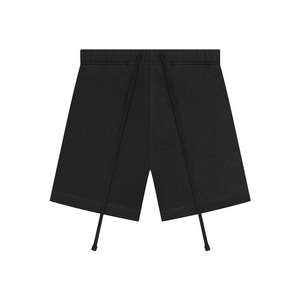 Shorts pour hommes, style streetwear mi-haut, élastiques, 5 pouces, mélange de polycoton, teinture unie, faible MOQ, livraison rapide, fabrication OEM, vente en gros - Product Image 5